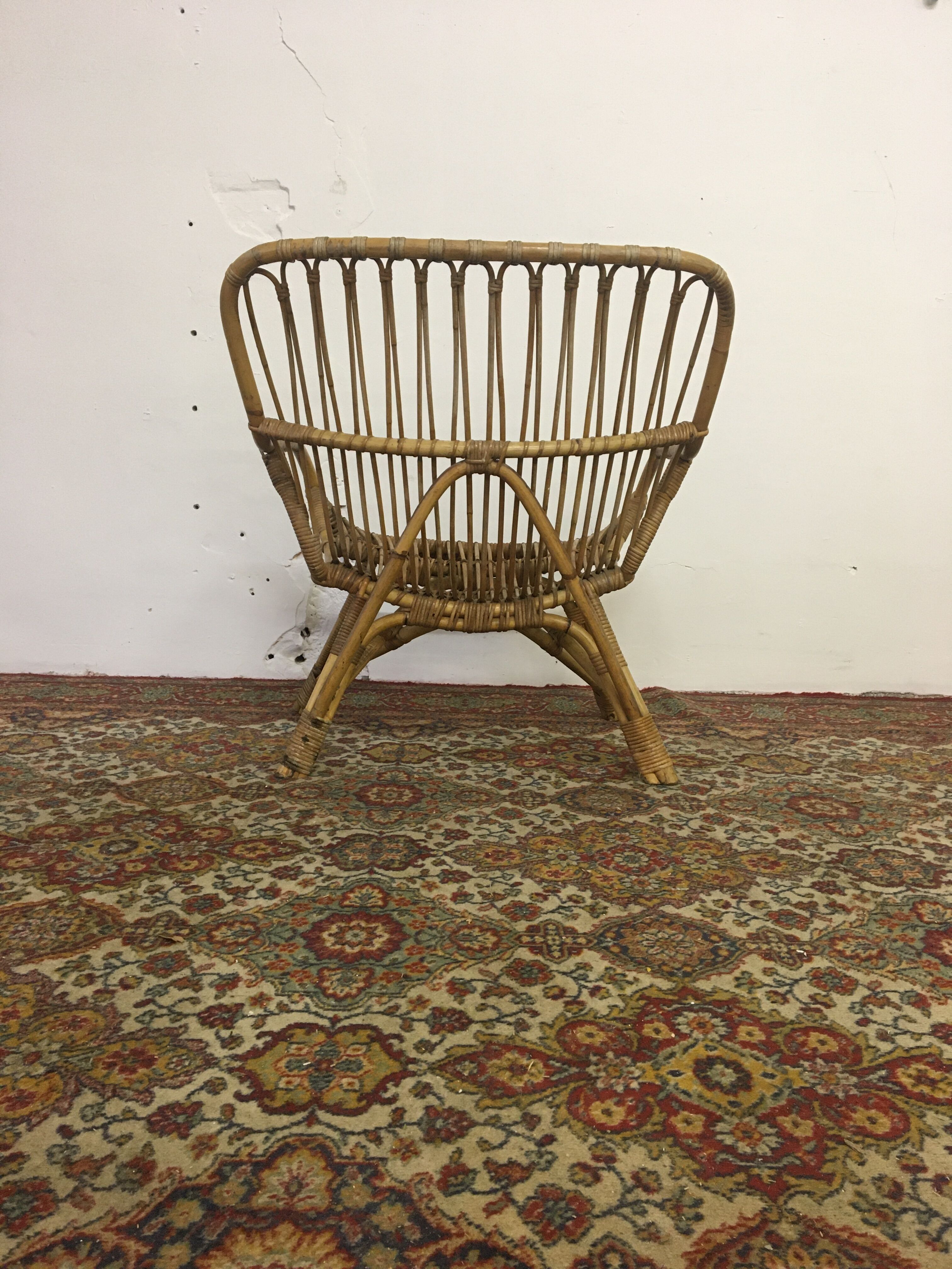 Italy rattan chair circa 1960