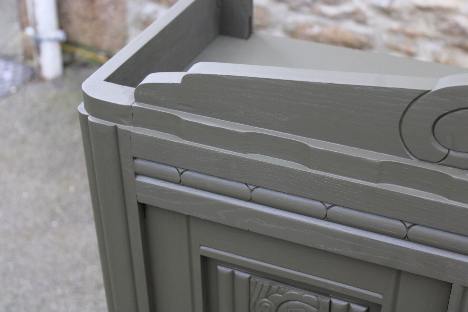 Vintage art deco canning buffet