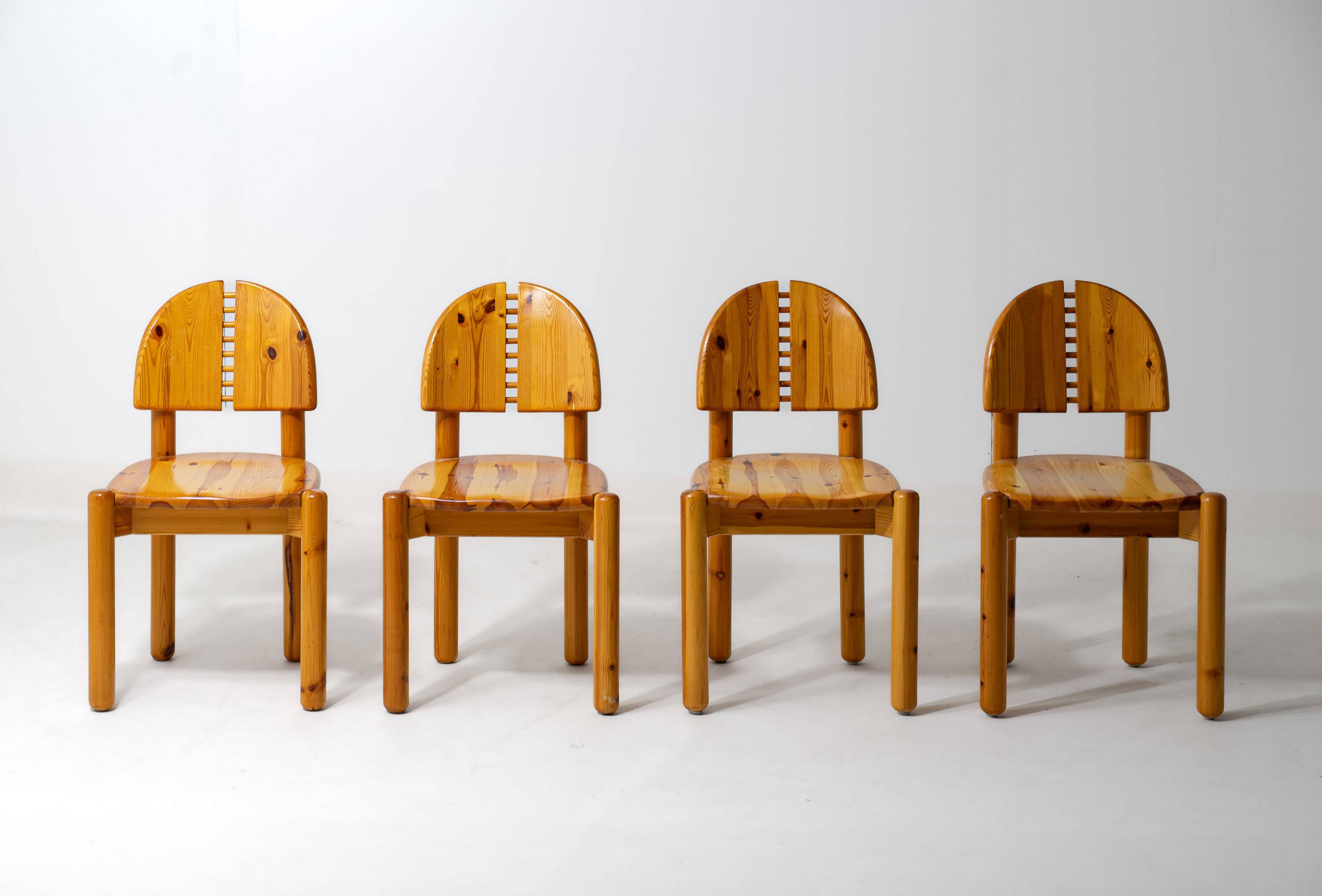 Chaises de salle à manger en pin par Rainer Daumiller