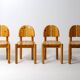 Chaises de salle à manger en pin par Rainer Daumiller