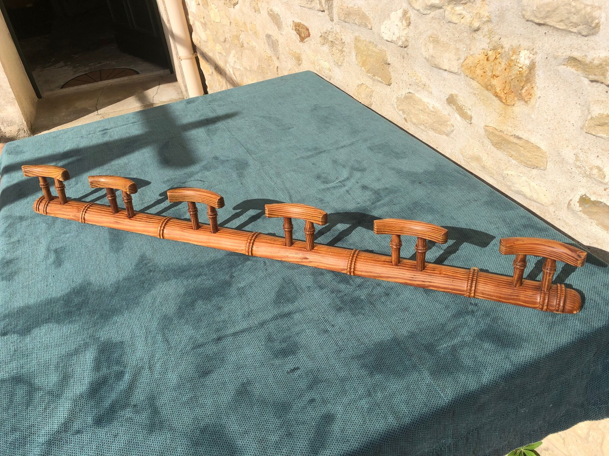 Old coat rack 6 hooks