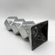 Vase sculptural en fonte d’aluminium, 1970