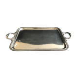 Silver metal tray