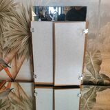 Commode vintage pieds compas miroir tryptique