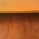 Natural mahogany desk 1960s