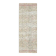 1970s Vintage Turkish Hand-Knotted Wool Cotton Beige Runner Rug 80x216