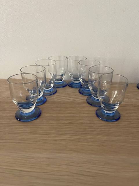 Daum Nancy crystal glassware set