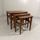 Tables gigognes en teck Danemark années 1960