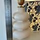 Wireless balcony lamp - unique recycled piece with tiger lampshade