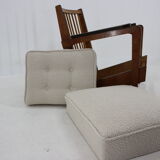 1930's unique cubist armchair, Czechoslovakia