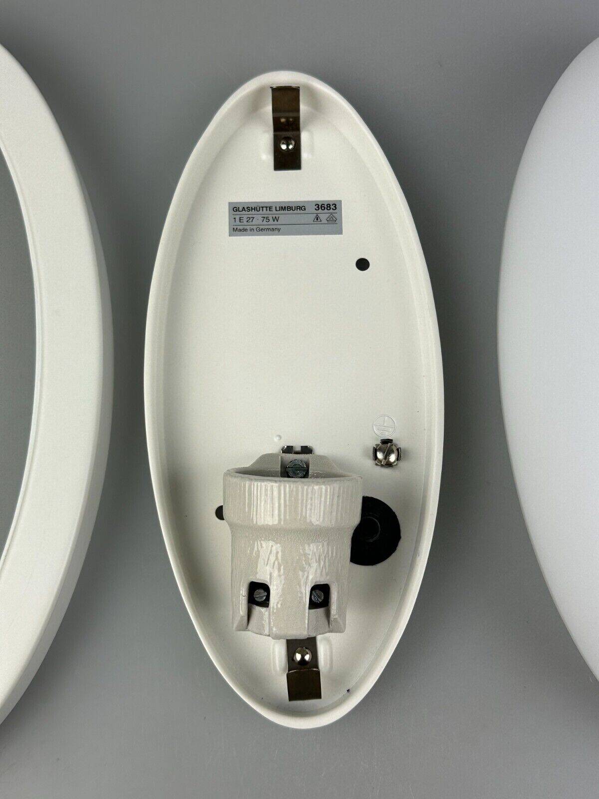 60s 70s wall lamp lamp Glashütte Limburg number 3683 Space Age design