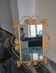 Miroir vintage artdeco fer forgé