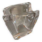Crystal pocket tray signed Bader