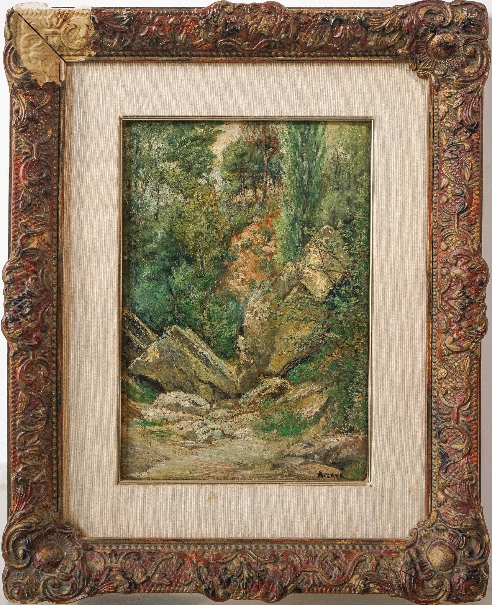 ARZAVE BARNÉS, JOAN - Treescape Oil Study