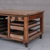 Antique English Bakers Kitchen Worktop or Kitchen Island Table