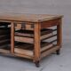 Antique English Bakers Kitchen Worktop or Kitchen Island Table