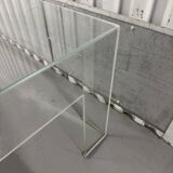 GLAS ITALIA - Atlantis Glass Coffee Table by Lorenzo Arosio 120 cm