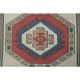 Vintage Turkish Oushak Handmade Wool Cotton Red Area Rug 150x218