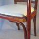 Art Deco desk chair by Fischel in bentwood and leather, 1925