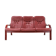 1980 Three-Seater Leather Sofa, Ton Czechoslovakia