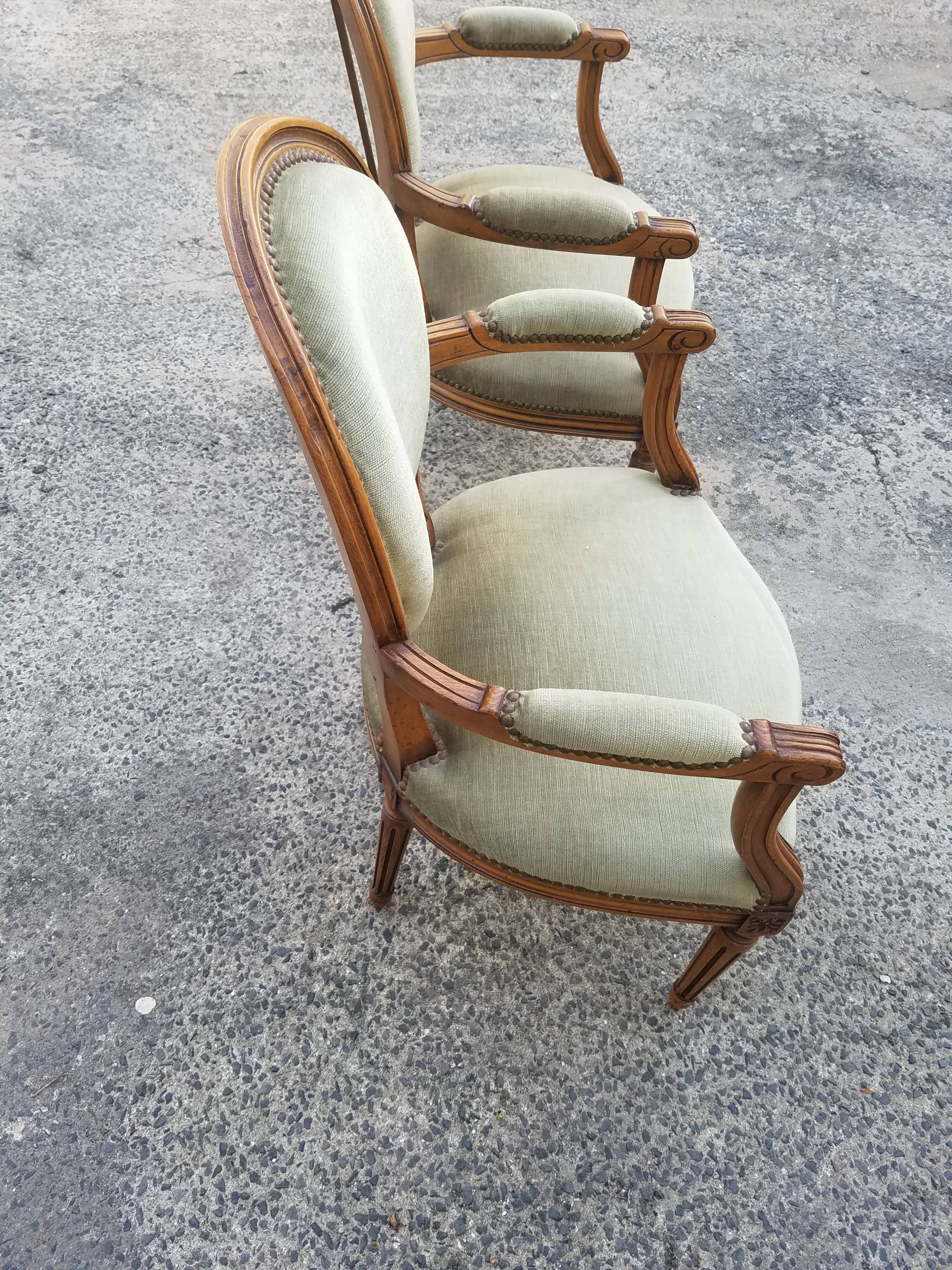 Pair of medallion chairs