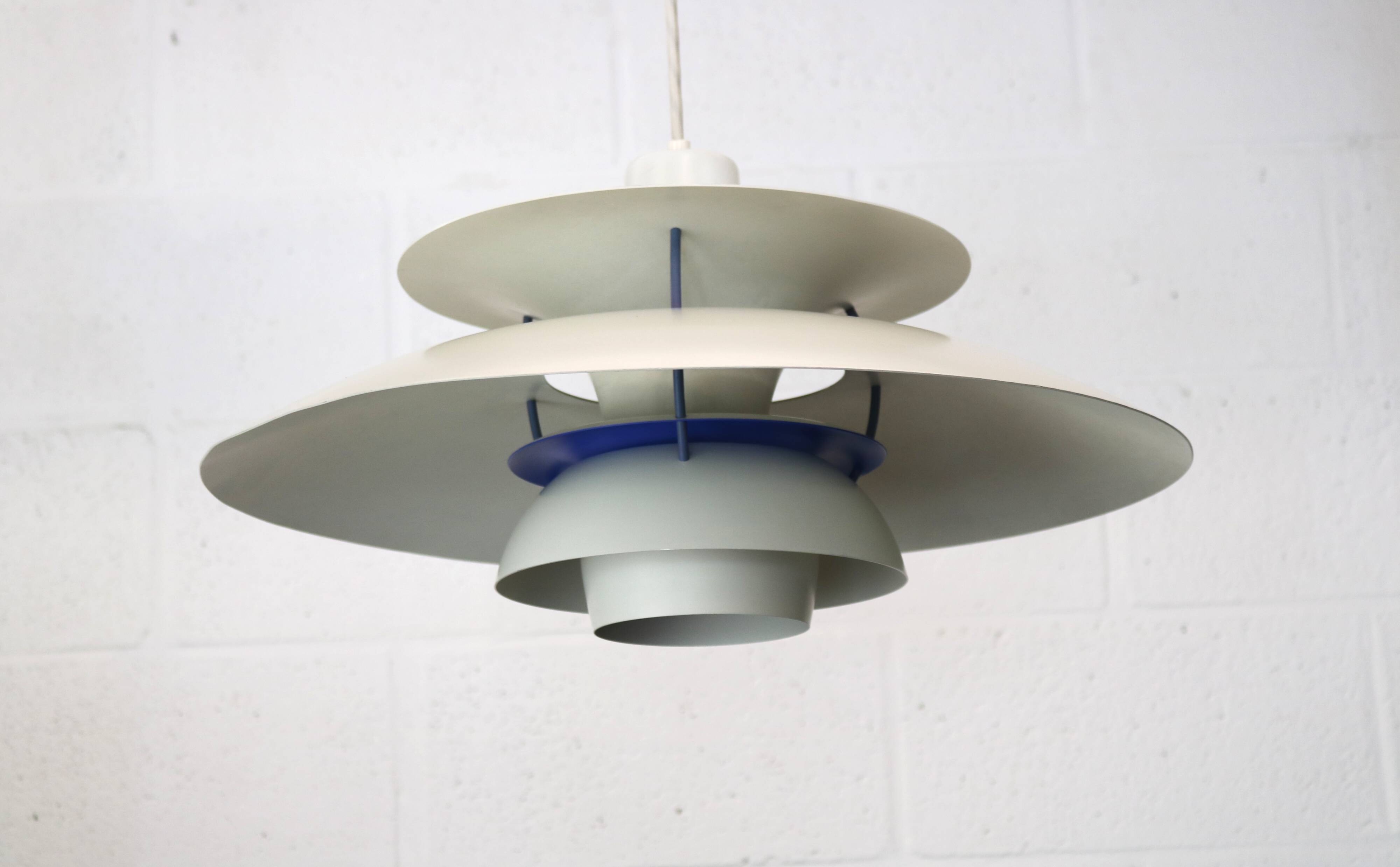 The Real Danish - PH5 Pendant Lamp - Original White Color - Louis Poulsen