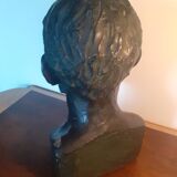 Large plaster bust of Louis Pasteur