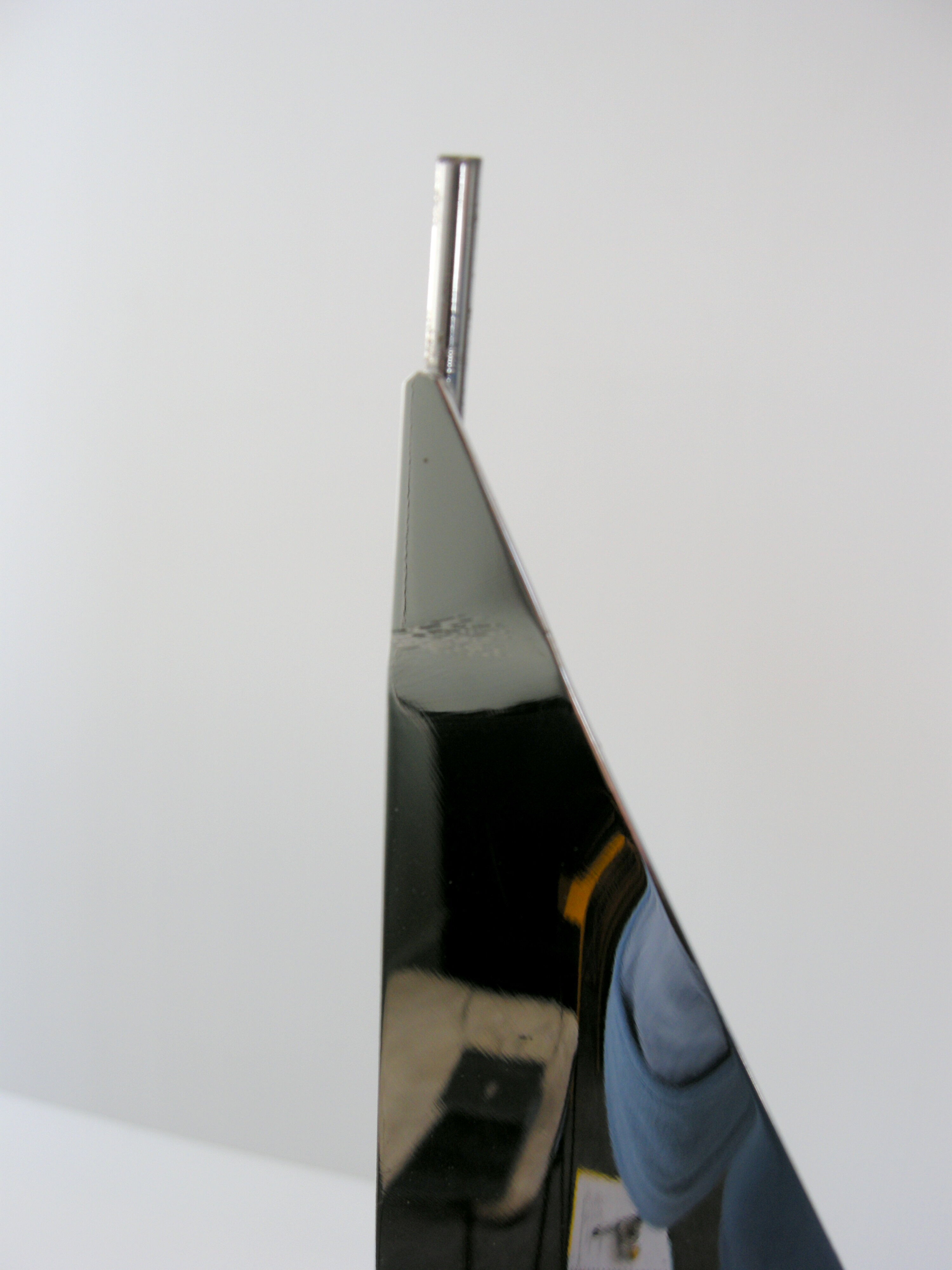 Vintage sailboat lamp 1970 chrome