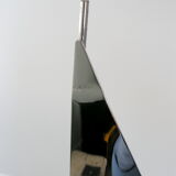 Vintage sailboat lamp 1970 chrome