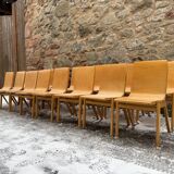 Set of 16 stackable designer chairs – Roland Rainer