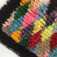 Tapis berbère Beni Ouarain à losanges colorés 185x97cm