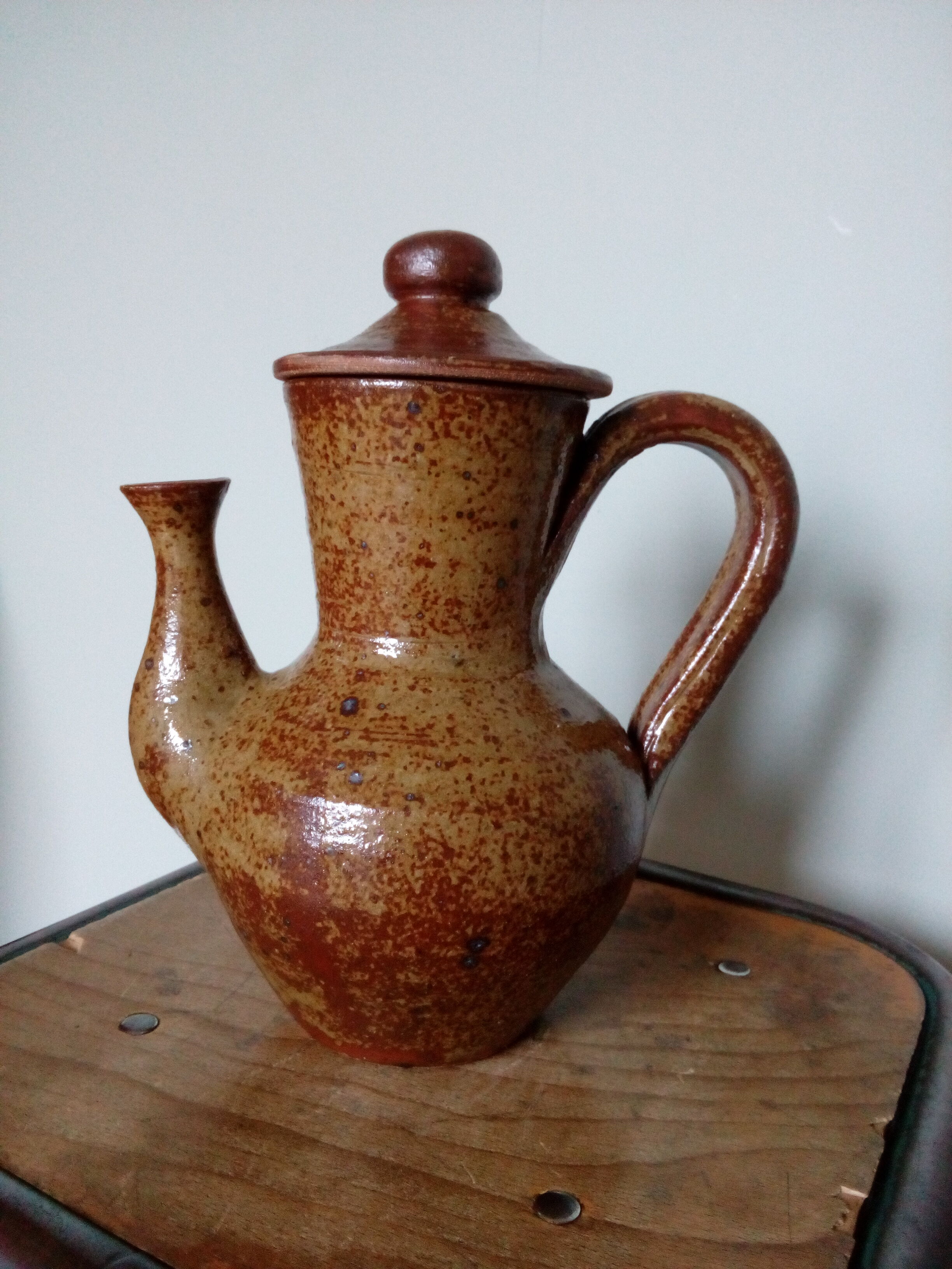 Teapot in pyrity sandstone