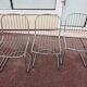 Set of 6 chrome chairs