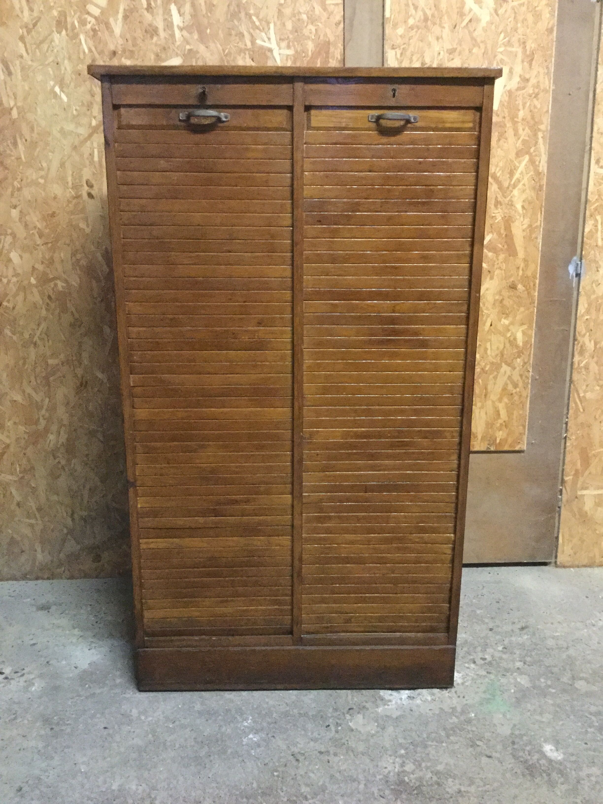 Furniture with double curtains