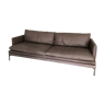 'William' Zanotta taupe leather sofa