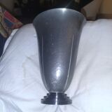 Pewter vase hammered 1930 by Pierre Amédée Plasait