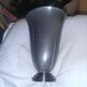 Hammered pewter vase, 1930, by Pierre Amédée Plasait