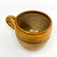 Vintage stoneware cup from the Abbey of Fontgombault.