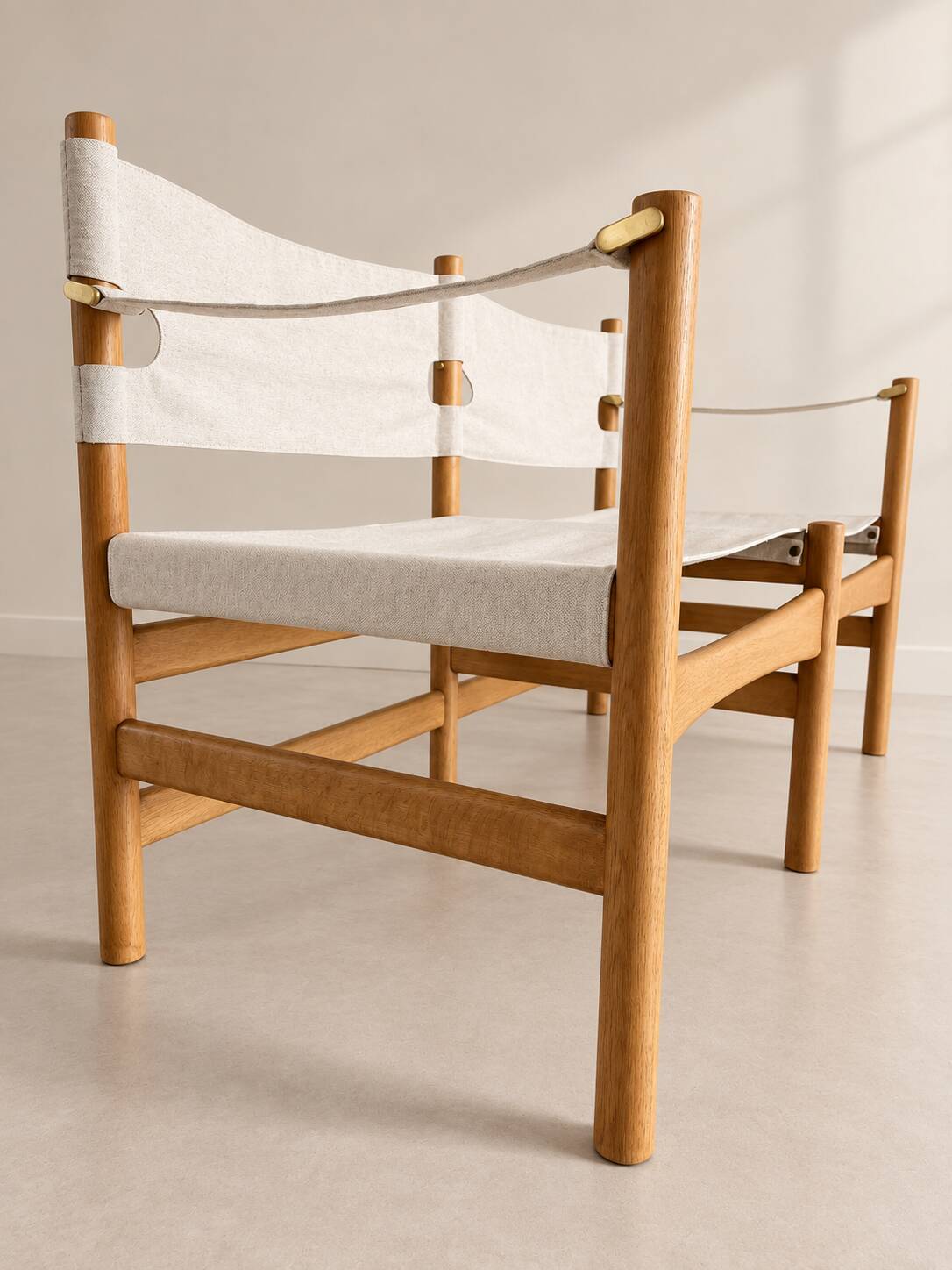 Chair and bench by Børge Mogensen for Fredericia