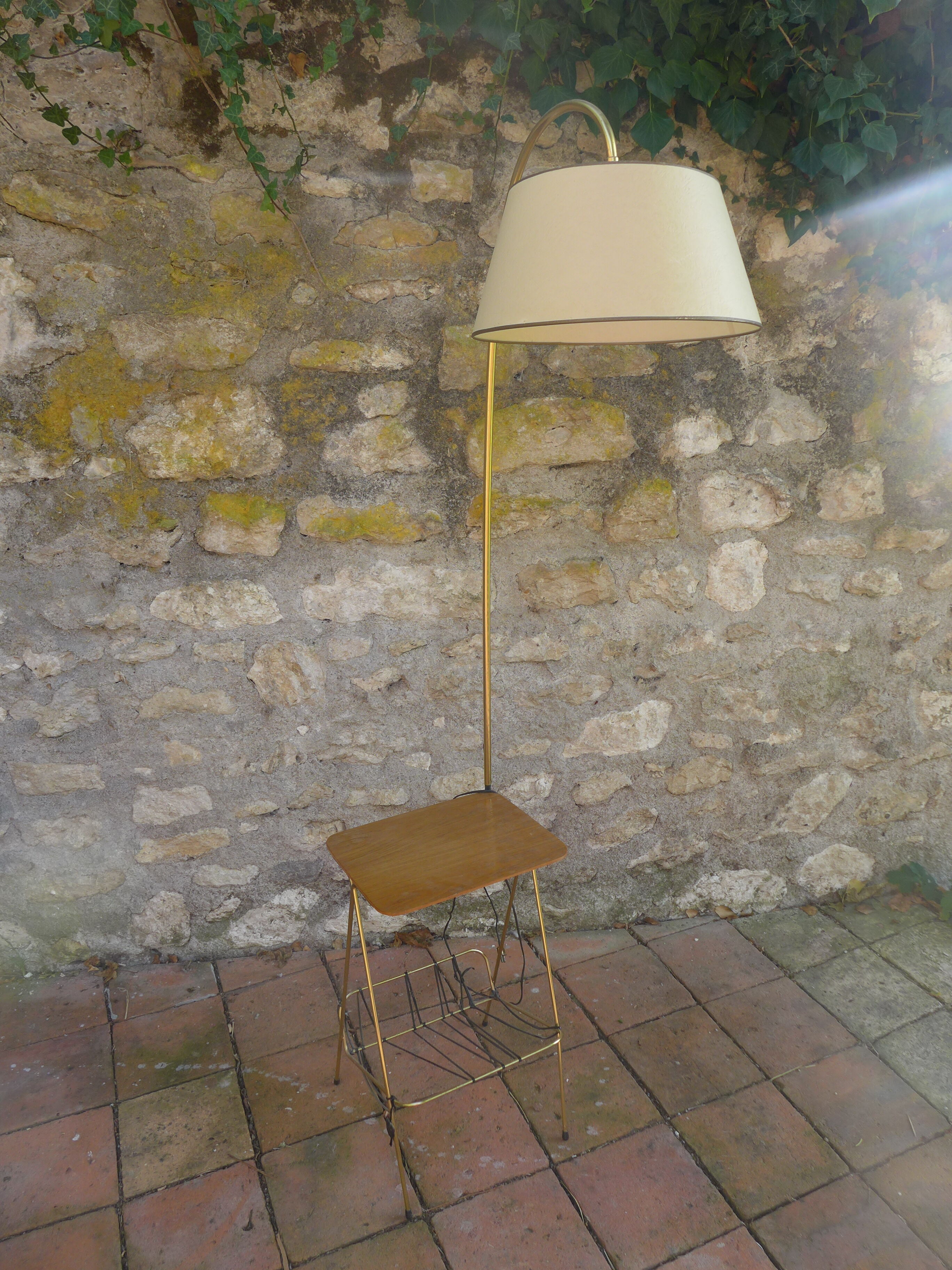 Lampadaire liseuse vintage années 60