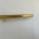 XL brass wall lamp, Sweden 1960