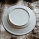 16 white porcelain dessert plates