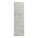 3x9 Shades Of Light Green & Black Vintage Runner Rug, 81x275Cm