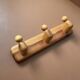 Vintage solid wood coat rack