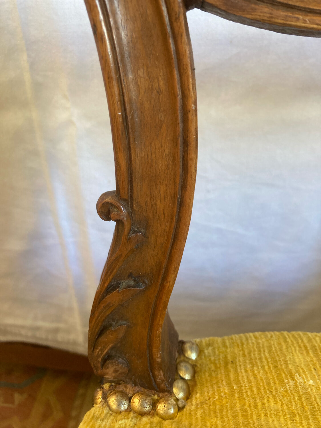 Rococo chair pair