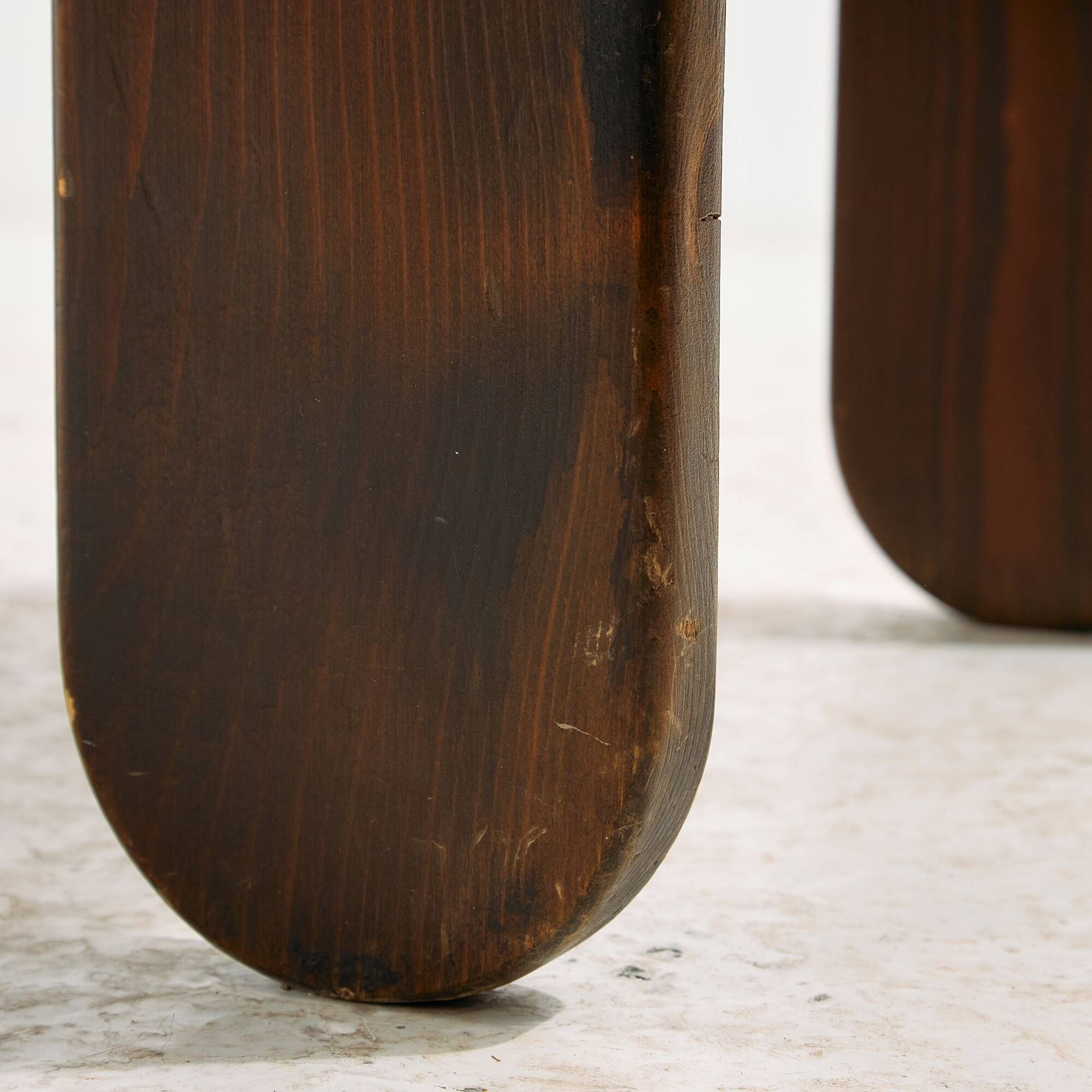Hungarian pine chair by Mária Szedleczky, Set of 6