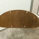 Atypical chair of the 70s metal and wood
