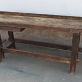 Old wooden workbench