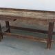 Old wooden workbench