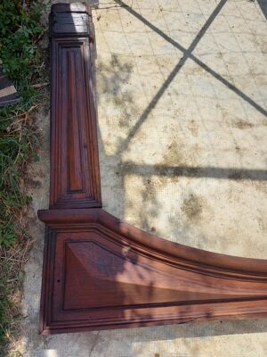 Façade de cheminée - bois